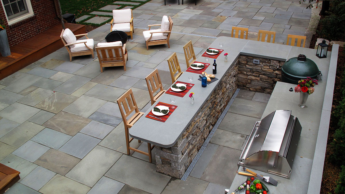 View of the Kitchen and Patio