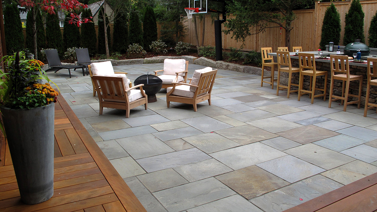 Wide View of Patio and Recreation Area