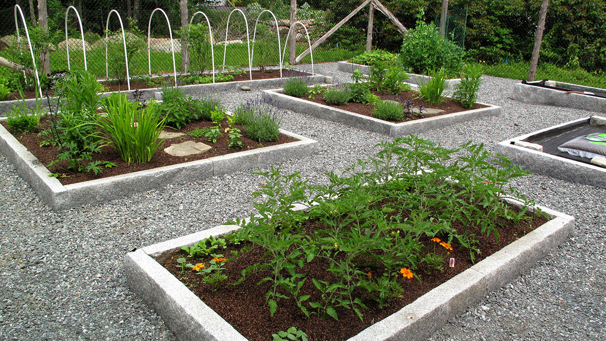 Granite Raised Vegetable Gardens Beds