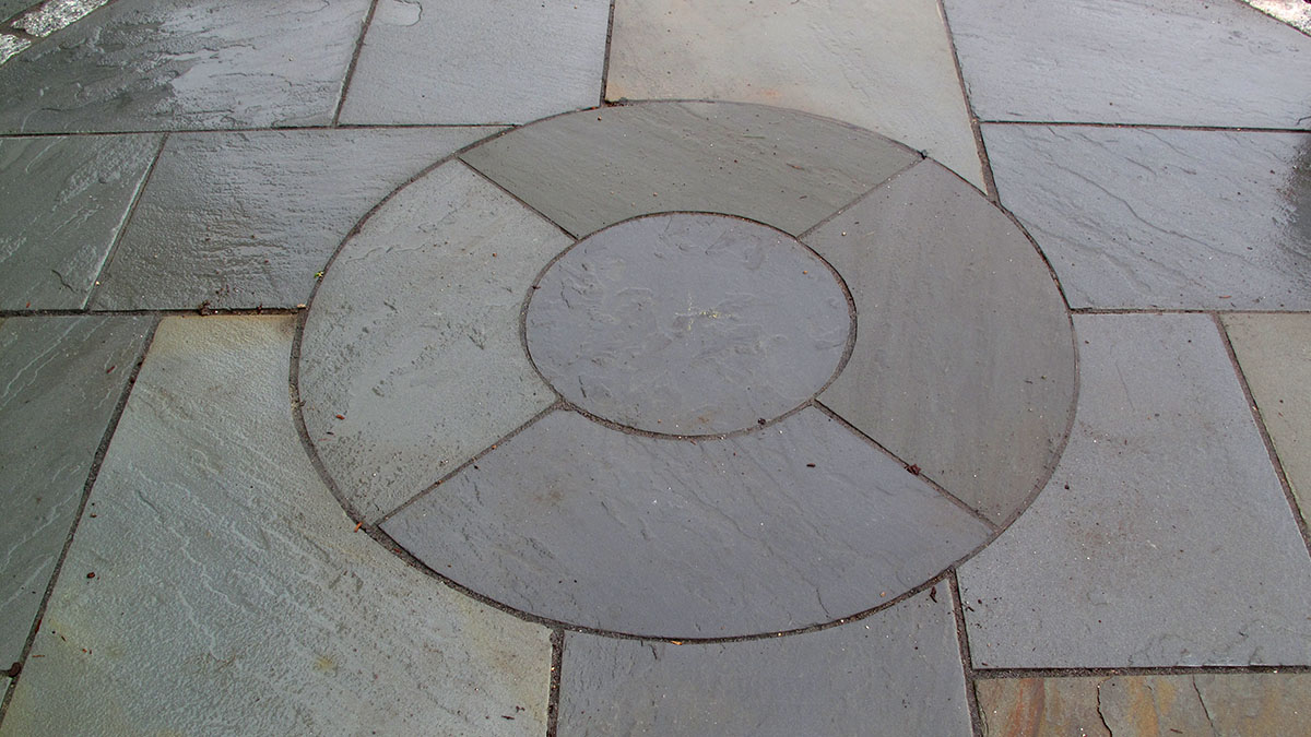 Close-up of Inlay Detail, Fabricated on Site