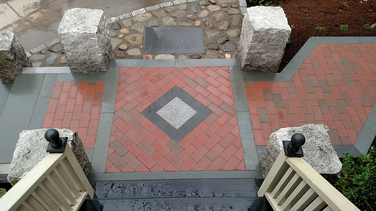 Detail of the Brick Landing