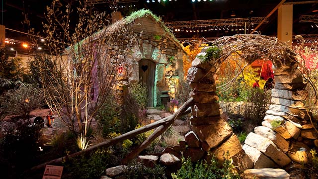 Flower Show Construction Party!