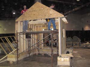 Neil and Scott Finish Construction Of The Roof
